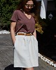 topy damskie Basic Modal Czekolada 3
