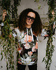 bluza z kapturem damska Damska Bluza z kapturem  Lilies 2