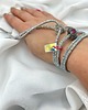 bransoletki z kamieni naturalnych Bransoletka oplatana z charmasami Swarovski 4