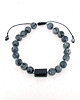 bransoletki z kamieni naturalnych Czarny turmalin i larvikit 8 mm Bransoletka 2