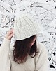 czapki damskie Zimowa czapka  handmade  beanie melanż 3