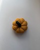 dodatki - różne Dynia ozdobna handmade, rozmiar S, kolor pomarańczowy - 1 szt. 1