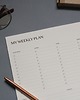 kalendarze i plannery Tygodniowy planner z cytatami - harmonogram 1