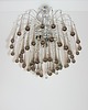 lampy wiszące Oryginalny żyrandol Paolo Venini Murano, Włochy, lata 70. 4