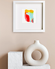 obrazy Obraz abstrakcja w ramce 27x27. Candy 3