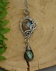wisiory Długi wisiorek kolorowe labradoryty wire wrapping 2