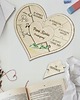 kartki scrapbooking PERSONALIZOWANY prezent Podziękowanie dla nauczyciela Ramka PUZZLE serce 3