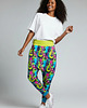 spodnie dresowe damskie Spodnie baggy Mayurasana kolorowe pop art Auri Lili unikat L 40 3