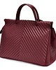 torby na ramię Torba Skórzana - bordowy Shopper (5320) 4