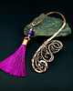 zakładki do książek Miedziana zakładka do książki wire wrapping 7