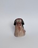figurki i rzeźby Ceramiczny piesek na psie wąsy wibrysy 3
