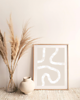 plakaty PLAKAT abstrakcyjny mid century boho neutralny 1