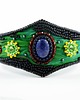 bransoletki - inne Shibori green 1
