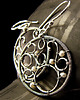 kolczyki z kamieniami Kolczyki Koła Wire Wrapping 5