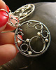 kolczyki z kamieniami Kolczyki Koła Wire Wrapping 6