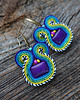 kolczyki soutache Nubi- Etniczne i kolorowe kolczyki soutache 1