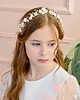 wianki komunijne Tiara z kwiatami model Tiana 1