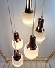 lampy wiszące Lampa kaskadowa z lat 70. 7