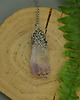 wisiory Wisiorek talizman duży surowy jasny ametyst wire wrapping 2