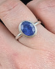 pierścionki srebrne Pierścionek retro z tanzanitem 3