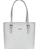 torby na ramię Torba skórzana  - shopper -  biało szary  (6103) 3