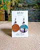 kolczyki drewniane Kolczyki malowane ręcznie Drzewo snów 1