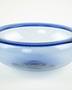 miski i misy Misa szklana niebieska, duński design, lata 70, produkcja: Holmegaard 2