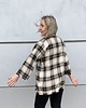 marynarki damskie Kimono w kratę, żakiet jedwab, wełna. 6