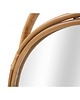 lustra stojące i wiszące Lustro Rattanowe Lustro Okrągłe Dekoracyjne 80 cm 2