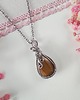 wisiory Naszyjnik Tygrysie Oko stal chirurgiczna wisiorek handmade 2