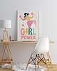 plakaty Girl Power - plakat - wersja różowa 5