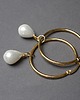 kolczyki pozłacane Kolczyki pozłacane Pearls [white] perły vol. 3 3