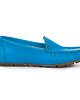 półbuty damskie Skórzane mokasyny Zapato model 001 lazurowy lico 2