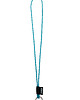 breloki Smycz Paracord NEON TURQUOISE z kółkiem 1