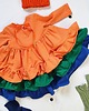 sukienki dla dziewczynki Sukienka Dresowa  Betty Orange 1