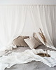 zasłony Zasłona z Lnianego Muślinu - ivory (off white) 3