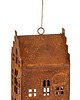dekoracje świąteczne Dekoracja - domek metalowy rdzawy  18,5x8x8,5 cm RUGGINE 4