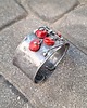 bransoletki wire wrapping Małe maki- bransoletka regulowana 2