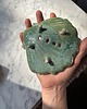 mydelniczki Jasno Zielony Ceramiczny Zestaw Łazienkowy z Mydelniczką Muszlą 5