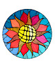 grafiki i ilustracje 61. SŁONECZNA MANDALA - rysunek, plakat. 1
