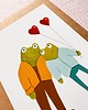 kartki okolicznościowe - wydruki Żabki Kartka Walentynkowa 1