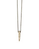 złote naszyjniki Eyes On Target - mini bullet necklace (brass 1) 1