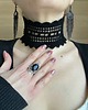 chokery Koronkowy czarny choker 3