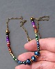 kolie Intensywnie kolorowy naszyjnik w stylizacji etno ciekawy PREZENT handmade 7