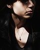 wisiory ONE EDGE / BLACK silver necklace 1