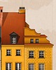 plakaty Plakat kamieniczki na Placu Zamkowym, Warszawska Starówka 2