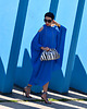sukienki midi damskie New   SUKIENKA Asymetric Blu 1