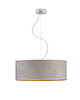 lampy wiszące Nowoczesna lampa wisząca do salonu HAJFA VELUR z abażurem o średnicy 50 cm 4
