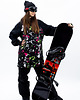 bluza z kapturem damska Damska Bluza Snowboard DR.CROW Paint Drop 3