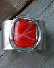 bransoletki wire wrapping Skrzyżowanie  - BRANSOLETA MANKIET - CUFF 4